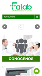 Mobile Screenshot of laboratoriosfalab.com